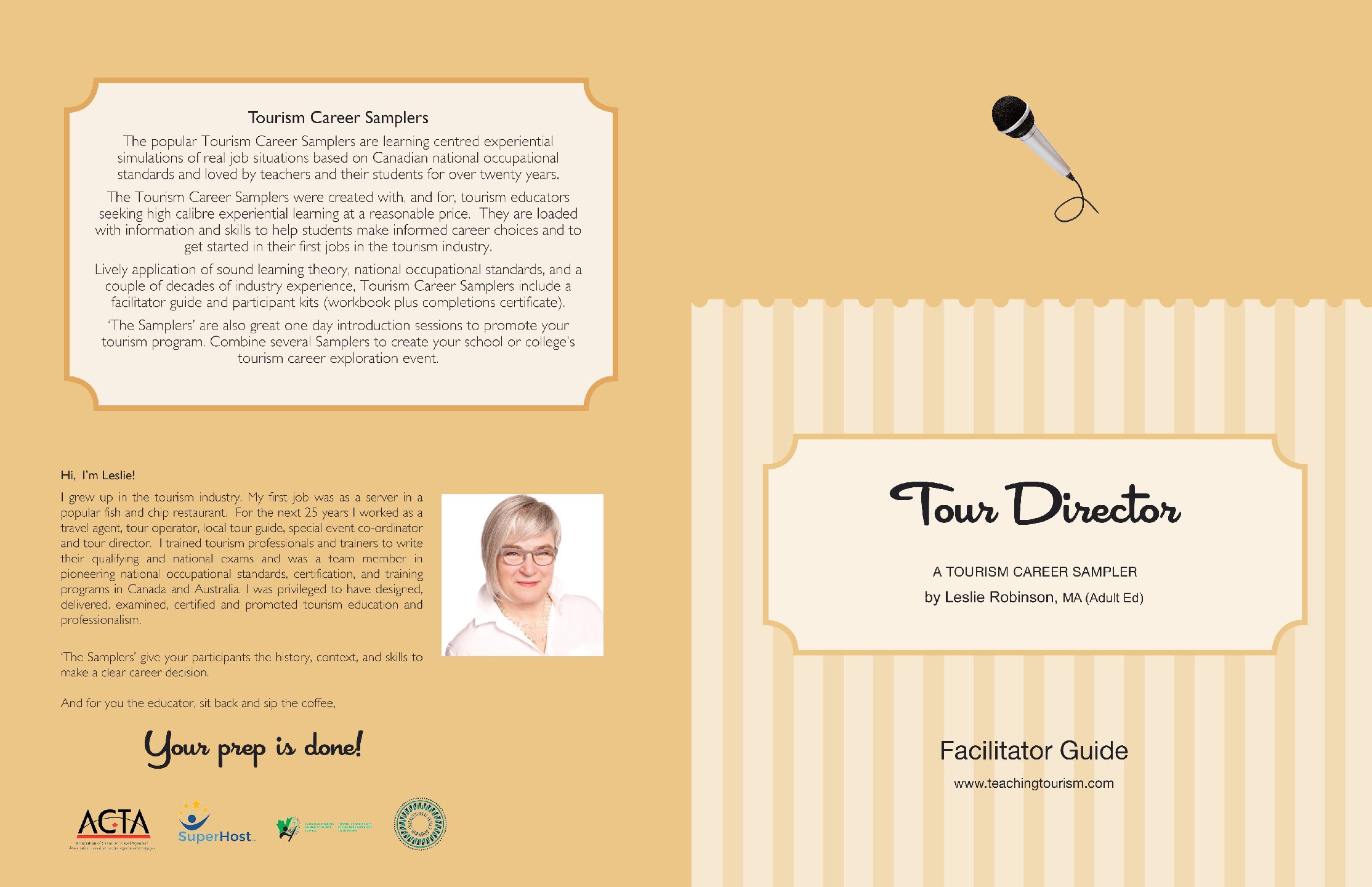 Tour Director Facilitator Guide and Workbook